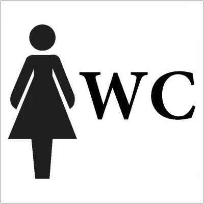 Знак Туалет Женский