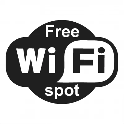 Знак Wi-Fi Free Spot