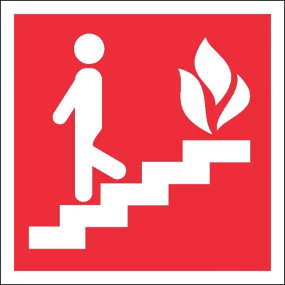 Знак пожарной безопасности Пожарный выход