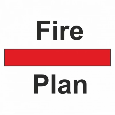 Знак "Схема противопожарной защиты"
