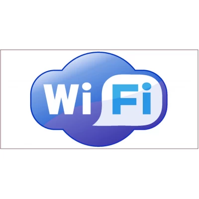Знак Wi-Fi (горизонтальный, цветной)